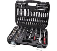 SIXTOL TOOL SET 94 pezzi in una cassetta degli attrezzi | Set Gola, chiavi in acciaio |