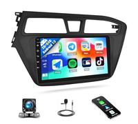 SIXTOP [2G+64G] Autoradio con Bluetooth per Hyundai i20 2015-2018 con Carplay Android Auto, 9" Radio Touch Screen con GPS WiFi FM/RDS EQ Mirror Link+telecamera posteriore e microfono