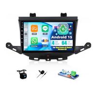 SIXTOP 4+64G Android 15 9 pollici Autoradio per Opel Astra K 2015-2019/Buick Verano GS 2015 con Wireless CarPlay Android Auto WiFi GPS Bluetooth FM/RDS EQ Telecamera posteriore SWC