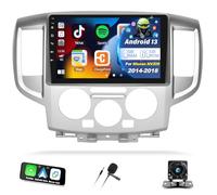 SIXTOP [4G+64G] Autoradio Android 13 per Nissan NV200 (2014-2018) con Carplay Android Auto ,9" Touch Screen Radio con Bluetooth EQ GPS WiFi FM/RDS MirrorLink Split Screen+telecamera posteriore e