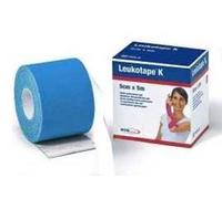 Sixtus Leukotape K - Sixtus italia benda anelastica azzurro, rocchetto 5 m x 5 cm