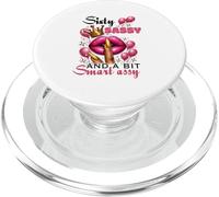 Sixty Sassy and a Bit Smart Assy 60th Birthday Women Mom PopSockets PopGrip per MagSafe