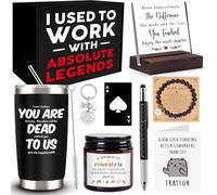 SIXVALA Collaboratore che lascia regali, bicchiere da 590 ml, regalo di addio ai colleghi, regali di addio, regali di viaggio, regali di lavoro, regali di Natale per colleghi, amici, manager capo