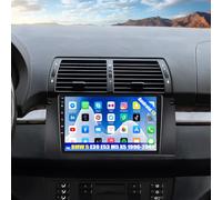 SIXWIN 1+32G Android 13 Autoradio per BMW 5 E39 E53 M5 X5(1996-2007), 9 Pollici HD TouchScreen Schermo Navigatore con Mirror Link WiFi RDS FM USB Bluetooth Comandi al Volante