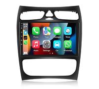 SIXWIN 2+64G Android 13 Autoradio con CarPlay/Android auto/HiFi per Mercedes Benz C-Klasse W203 C200 C320 C350 CLK W209 S203 A209(2 doors), 9" HD Schermo Navigatore WiFi RDS FM USB Bluetooth