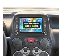 SIXWIN 2GB+64GB Android 13 Autoradio per Fiat Panda 2002-2012 con CarPlay/Android Auto/Mirror Link, HD 7 Pollici TouchScreen Schermo Navigatore WiFi Bluetooth FM RDS Commande au Volant