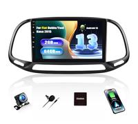 SIXWIN 2GB+64GB Autoradio Android 13 con CarPlay/Android Auto/Mirror Link per Fiat Doblo/YENI KASA 2015, 9 HD Pollici TouchScreen Schermo Navigatore WiFi Bluetooth FM RDS SWC+Relecamera