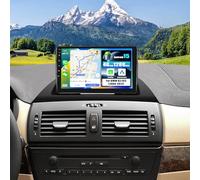 SIXWIN 4+128G Android 13 Autoradio per BMW X3 E83 (2004-2012) con CarPlay/Android/Mirror Link, 9" HD TouchScreen Schermo Navigatore WiFi RDS FM USB Bluetooth+AHD Retrocamera