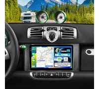 SIXWIN 4+128G Android 15 Autoradio con CarPlay/Android/Mirror Link per Mercedes-Benz Smart Fortwo 2011-2015, 9" HD TouchScreen Schermo Navigatore WiFi RDS FM USB Bluetooth+AHD Retrocamera