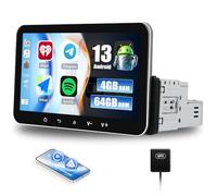 SIXWIN 4+64G Android 13 1 Din Autoradio con Wireless CarPlay/Android Auto/Mirror Link,7 Pollici HD TouchScreen Schermo con Navigatore WiFi Bluetooth 5.0 FM/RDS 32EQ