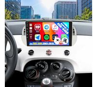 SIXWIN 4+64G Android 13 Autoradio per FIAT 500 2007-2015 con CarPlay/Android Auto/Mirror Link,9 Pollici HD TouchScreen Schermo con Navigatore WiFi Bluetooth 5.0 FM/RDS 32EQ+AHD Retrocamera