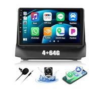 SIXWIN 4+64G Autoradio Android 13 con CarPlay/Android/Mirror Link per Ford Fiesta 2009-2017,9" HD TouchScreen Schermo Navigatore WiFi RDS FM USB Bluetooth Comandi al Volante+AHD Retrocamera