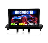 SIXWIN 8 Core 4+64G Android 13 Autoradio con CarPlay/Android Auto/DSP per Renault Megane 3 Export 2009-2014, 9" HD Navigatore GPS WiFi Bluetooth 5.0 USB FM RDS Radio Mirror Link +32 band EQ