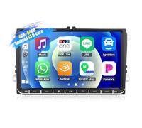 SIXWIN 8 Core 4+64G Android 13 Autoradio con CarPlay/Android/DSP per VW Golf 5 6 Touran Polo Touran, 1280 * 720, 9" HD Schermo Navigatore GPS WiFi Bluetooth 5.1 USB FM RDS Radio Mirror Link+32 band EQ