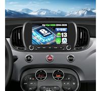 SIXWIN 8 Core 4+64G SIXWIN Android 13 Autoradio con CarPlay/Android Auto/DSP per FIAT 500X 2014-2020, 7" HD Schermo Navigatore GPS WiFi Bluetooth 5.0 USB FM RDS Radio Mirror Link+32 band EQ