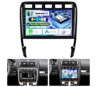 SIXWIN 8 Core 4GB+64GB Android 13 Autoradio con CarPlay/Android/DSP per Porsche Cayenne 9PA 2002-2010, 1280 * 720, 9" HD Schermo Navigatore GPS WiFi BT USB FM RDS Radio Mirror Link+32 band EQ