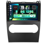 SIXWIN 8 Core 6+128G Android 15 Autoradio per Mercedes Benz Classe B B200 Classe A A160 A180 2008-2011 con CarPlay/Android Auto/DSP, 9‘’ HD Navigatore GPS WiFi Bluetooth 5.0 32 EQ USB FM RDS Radio