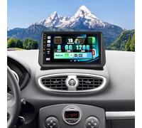SIXWIN 8 Core 6+128G Android 15 Autoradio per Renault Clio 3th 2005-2017 con CarPlay/Android Auto/DSP, 9'' HD Schermo Navigatore Stereo con WiFi GPS Bluetooth 5.0 USB FM RDS Radio Mirror Link 32 EQ