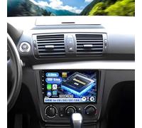 SIXWIN Qualcomm 8 Core 4+64G Android 15 Autoradio per BMW 1 Series E81 E82 E87 E88 2004-2012 con CarPlay/Android Auto/DSP,9 Pollici HD Schermo con WiFi6 Navi Bluetooth 5.1 RDS/FM+Relecamera