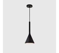 SIYANE Lampada a sospensione classica grigia nordica Isola della cucina Mini lampada a sospensione moderna Cono nordico Bianco Nero Apparecchio a sospensione a soffitto per corridoio E27 Alluminio per