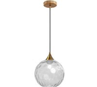 SIYANE Lampada a sospensione in vetro rosa acqua cucina isola sferica ambra verde ondulato lampada a sospensione in vetro grande illuminazione nordica grigio fumo lampadario a soffitto industriale per