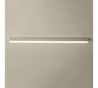 SIYANE Plafoniera lineare a LED minimalista Plafoniera moderna da incasso per corridoio Barra in metallo Lampada da soffitto a lunga striscia nera in metallo Plafoniera da ufficio bianca per la casa C