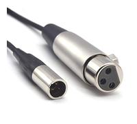 SiYear Cavo da XLR a Mini XLR maschio - Accessorio audio per microfono da femmina a Mini 3pin per Blackmagic Pocket 4K (1,5M/5FT)