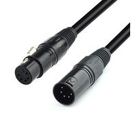 SiYear DMX-512 - Cavo DMX XLR maschio a 5 pin a XLR femmina a 5 pin
