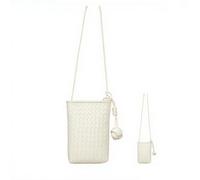 Siyecioa Borsa Tracolla Donna, Porta Cellulare da Collo, Borsetta Tracolla Donna Piccola, Borsa a Spalla con Tracolla Regolabile, Messenger Crossbody Bag per Shopping Viaggio (Bianco)