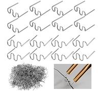 SIYINGSAERY 1000 Pezzi Graffette per Saldatura da 0,8 MM e 0,6 MM Graffette Caldo Graffette di Riparazione del Paraurti Graffette Termiche per Saldare dei Paraurti di Plastica