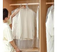 SIYINGSAERY 30Pz Custodia Porta Abiti 60 x 100 cm Buste Copriabiti Trasparenti Buste Copriabiti Trasparenti Sacchetti per Vestiti Antipolvere Trasparenti Sacchi Copertura Antipolvere per Appendiabiti