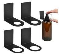 SIYINGSAERY 4 Pezzi Porta Dispenser per Sapone Supporto per Dispenser per Bottiglie di Sapone Porta Sapone Liquido da Muro Dispenser per Bottiglie Sapone a Parete per Le Mani a Parete, Cucina e Bagno