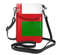 sizaCVC Borsa a tracolla piccola con stampa bandiera dell'Arabia Saudita - Portafoglio in tela con tracolla regolabile, borsa multifunzione in pelle, Bandiera dell'Oman, Taglia unica