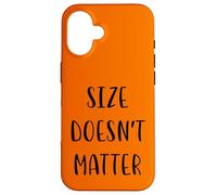 Size doesn't matter Idea divertente White Lie Party Custodia per iPhone 16