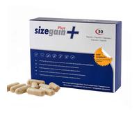Sizegain Plus, aumenta la virilità maschile e la potenza sessuale, capsule, 30 capsule