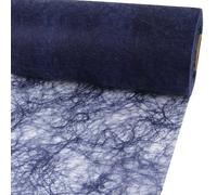 Sizoflor ®, Runner da tavola Originale, 25 m, 20 cm, Colore: Blu Scuro