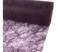 Sizoflor ®, Runner da tavola Originale, 25 m, 20 cm, Colore: Melanzana