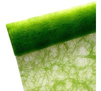 Sizoflor ®, Runner da tavola Originale, 25 m, in Fibra di Seta, 30 cm/300 mm, Colore: Verde