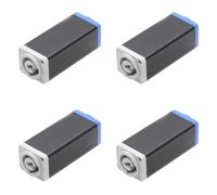 Sizoriruk 4X Connettore Prolunga Adattatore Accoppiatore CA LED PowerCon Adattatore Dritto Speakon per Montaggio A Pannello di Alta Qualità da Blu A Bianca