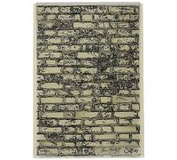 Sizzix 3-D Cartella da Embossing Texture Fades 664259, Mattoni di Tim Holtz