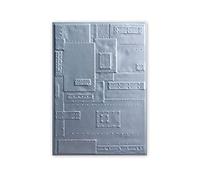 (TG. Taglia unica) Sizzix 664760 Cartella per goffratura 3 D Texture Fades da Ti