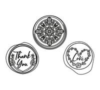 Sizzix 3-D Impresslits - Guarnizioni in cera per goffratura, di Georgie Evans, 665006