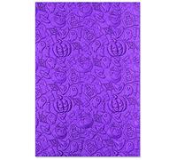 Sizzix D Textured Impressions Cartella per goffratura Halloween Elements di Kath Breen | 665760 | Capitolo 3 2022, Carta, Multicolor, One Size