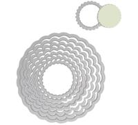 Sizzix 657552 Sagoma da taglio Cerchi ondulati 8 pezzi