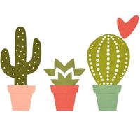 Sizzix 661700 Sagoma da taglio Cactus 6 pezzi