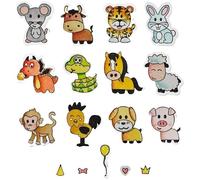 Sizzix 662615 Set di sagome da taglio Animali dello zodiaco 18 pollici