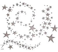 Sizzix 663095 Sagoma da taglio Stelle vorticose 9 pezzi