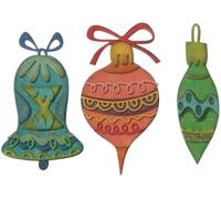 Sizzix 663102 Sagoma da taglio Addobbi natalizi 22 pz