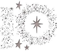 Sizzix 663117 Sagoma da taglio Stelle innevate 6 pezzi
