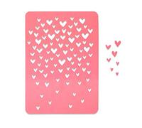 Sizzix 663451 - Fustella Thinlits, motivo: cuori, di Olivia Rose
